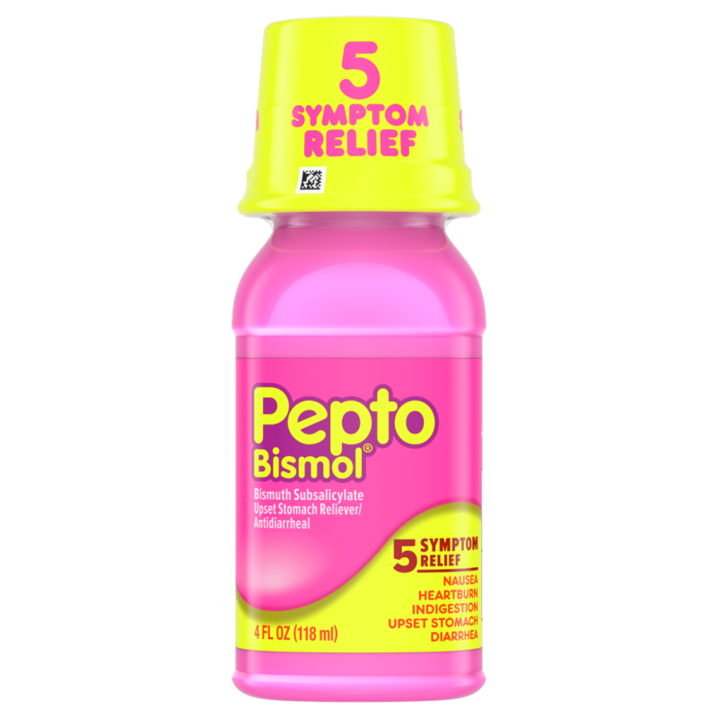 Pepto Bismol Liquid for,Original Flavor 4 oz, CASE PK 12