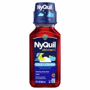 Vicks Children's NyQuil, Nighttime Cold & Cough Berry Flavor,8 OZ CASE PK 12